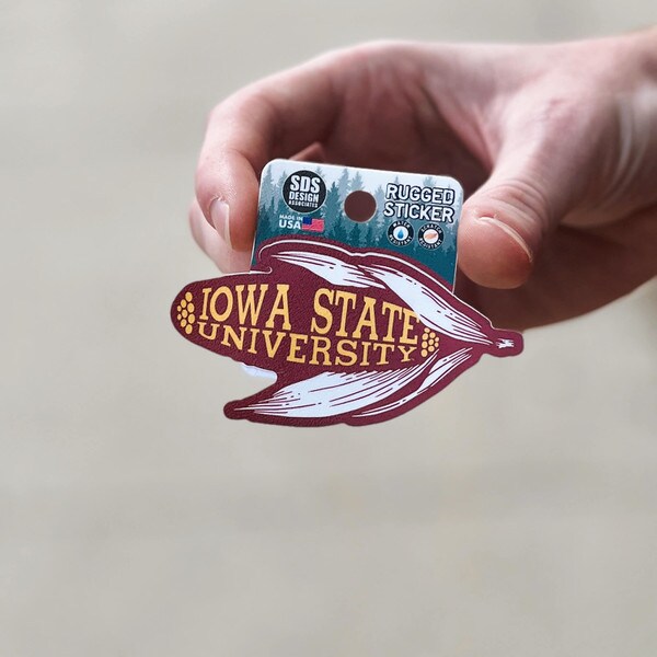 I-State Corn Cob Rugged Sticker (3.5in)
